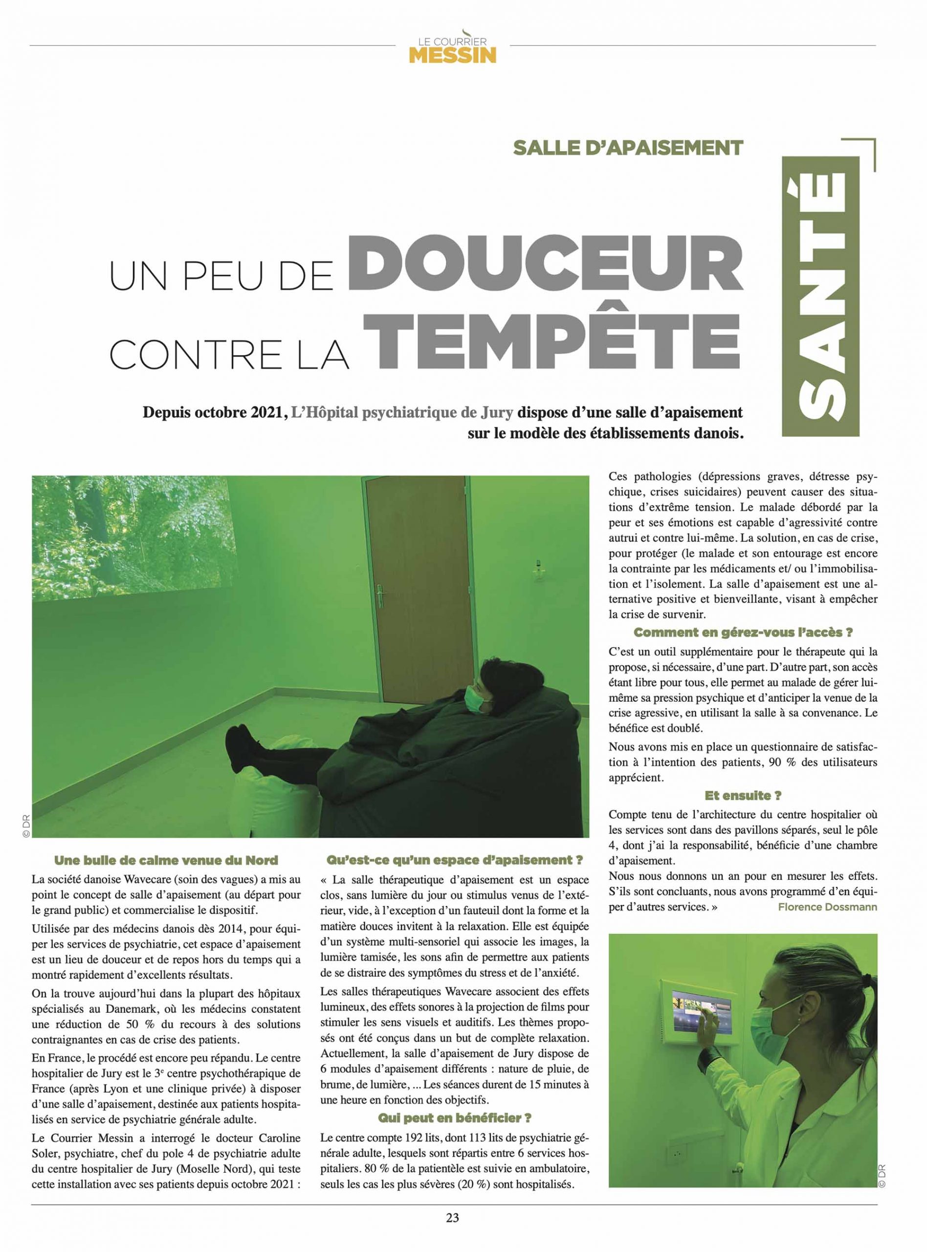 Article Courrier Messin