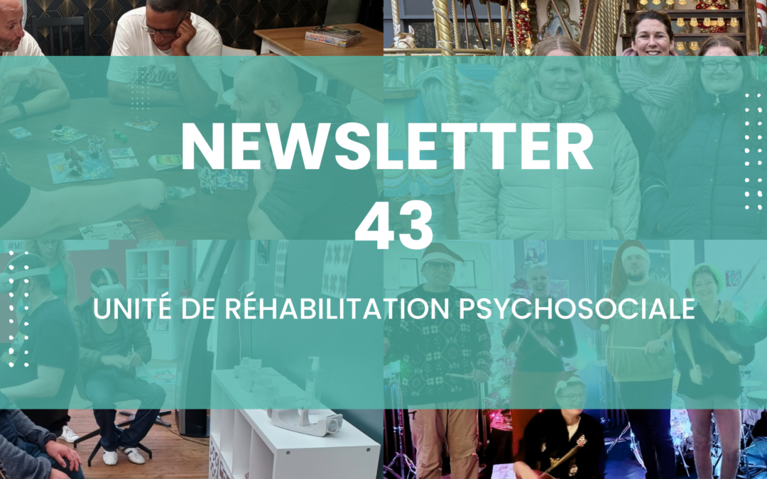 Bannière illustration newsletter 43 : l'Unité de Réhabilitation Psychosociale